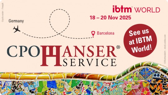See us at IBTM World! 18 - 20 Nov 2025, Barcelona